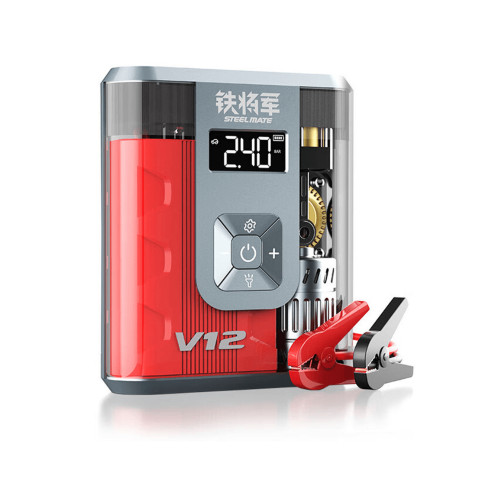 STEEL MATE V12 пусковое устройство + компрессор 3в1